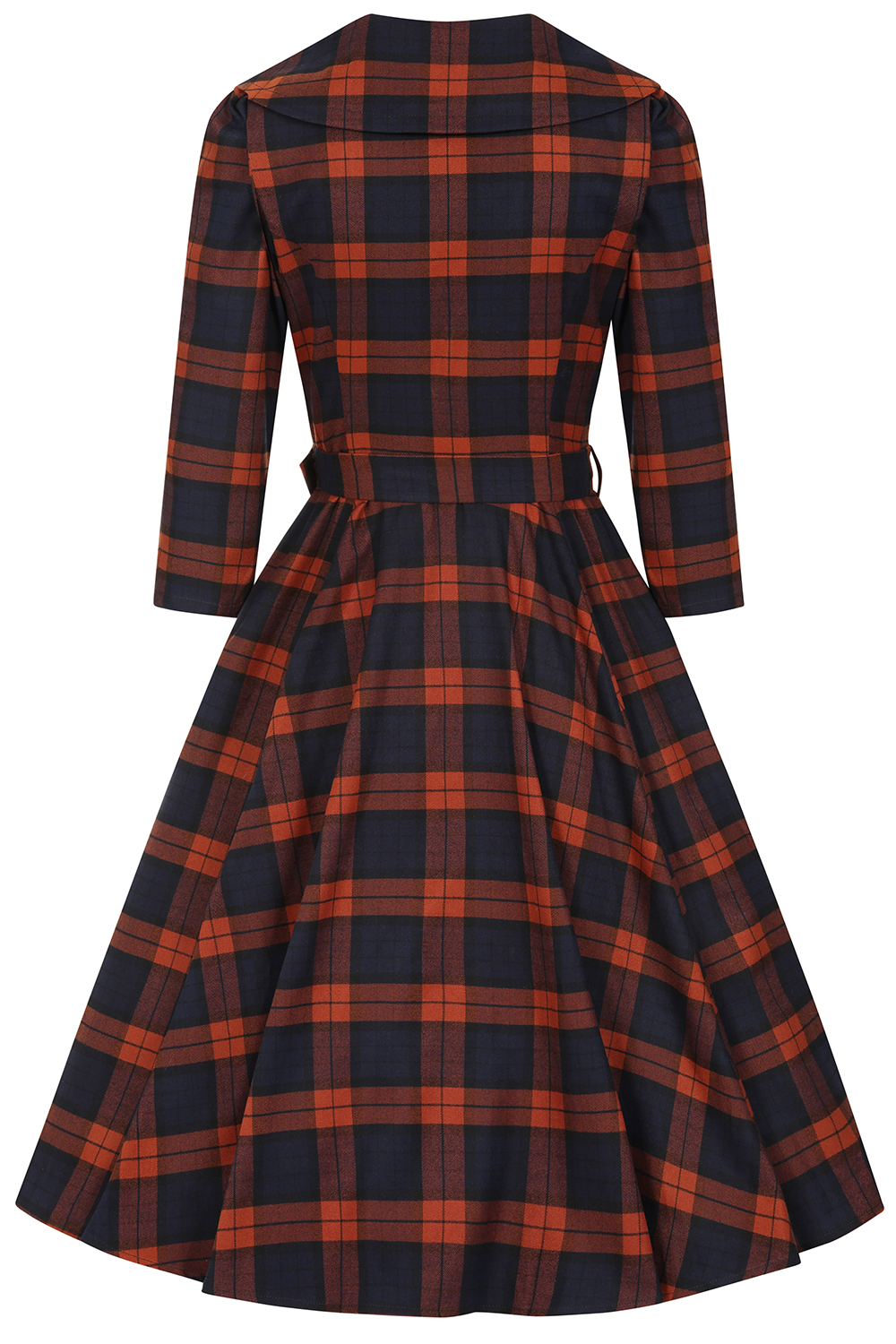 Giselle Tartan Swing Dress